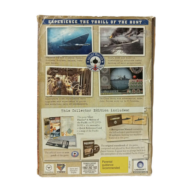 Silent Hunter 4 - Wolves of the Pacific PC (DVD)