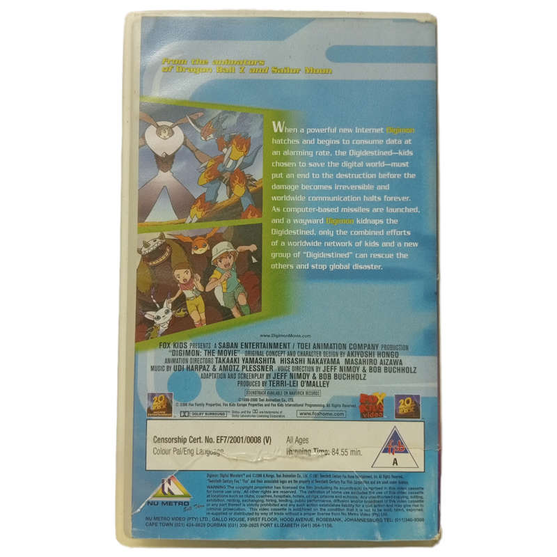 Digimon - The Movie VHS