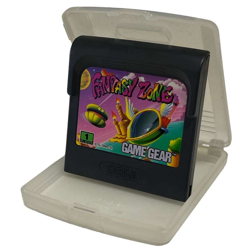 Fantasy Zone - Sega Game Gear, Original game Cartridge in Sega clear case