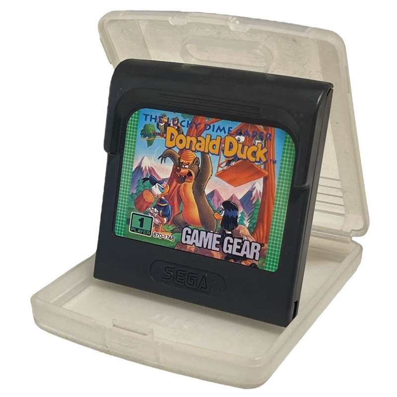 The Lucky Dime Caper Donald Duck - Sega Game Gear, Original game Cartridge in Sega clear case