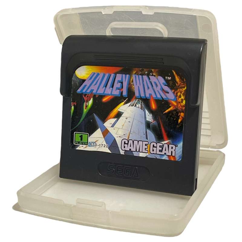 Halley Wars - Sega Game Gear, Original game Cartridge in Sega clear case