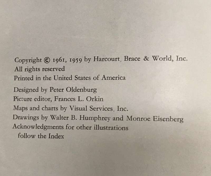 Men and nations : a world history Hardcover 1961 (No dust Jacket) 1st Edition