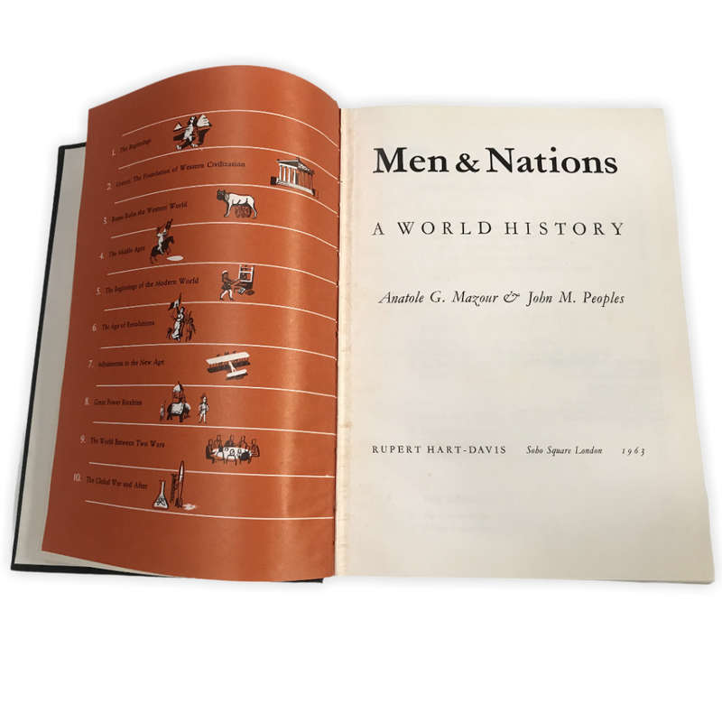 Men and nations : a world history Hardcover 1961 (No dust Jacket) 1st Edition