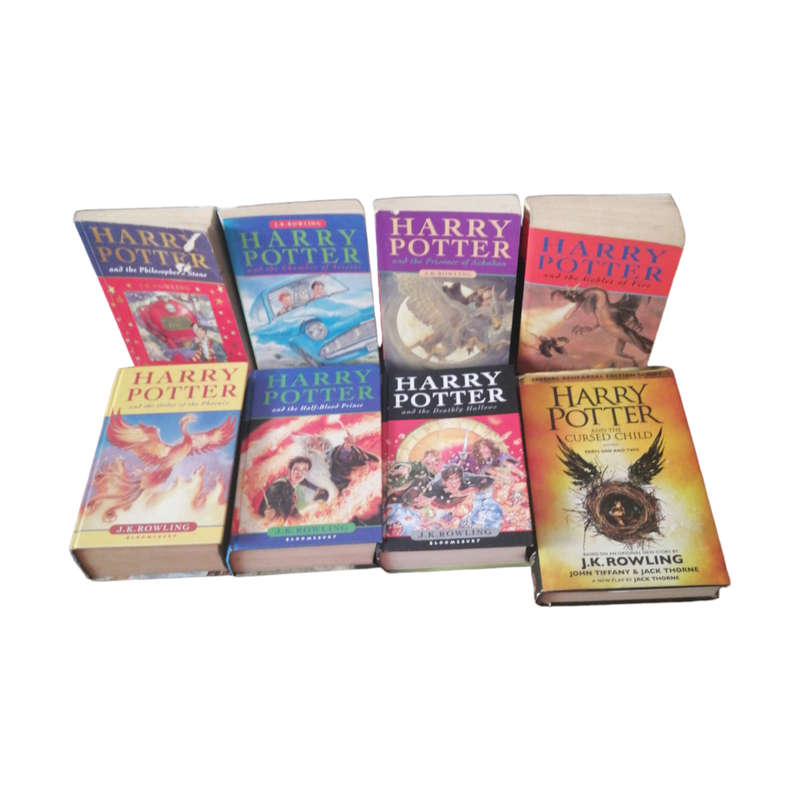 Harry Potter Book 1-7 Set and Harry Potter And The Cursed Child by J. K. Rowling