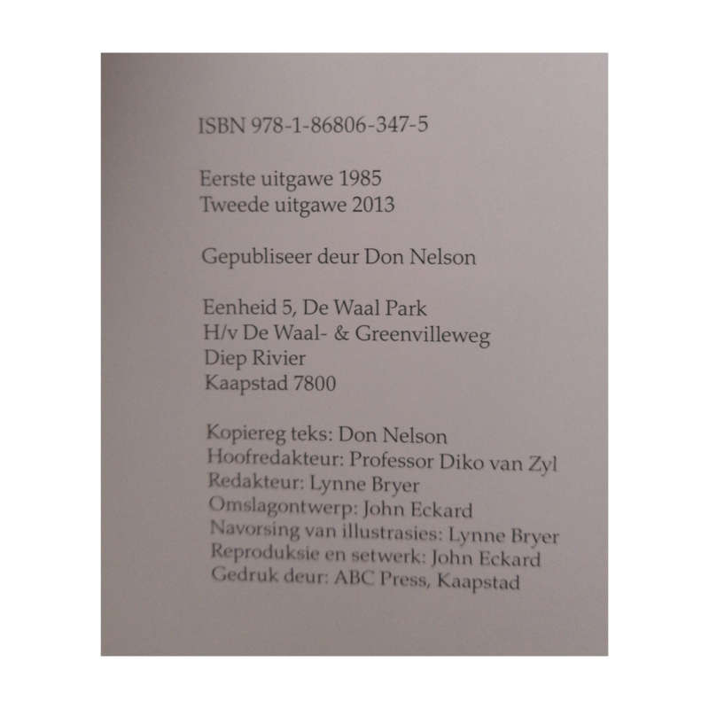 2013 19de Eeu Erfenisreeks- Die Anglo-Boere-Oorlog 1899-1902 Softcover