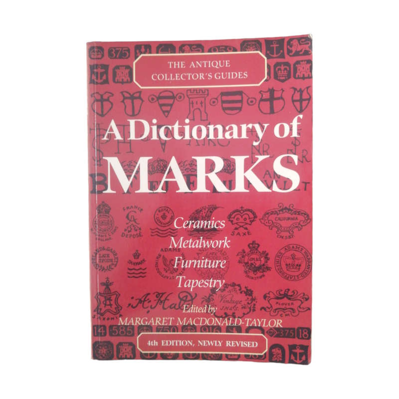1992 A Dictionary Of Marks by Margaret Macdonald-Taylor Softcover