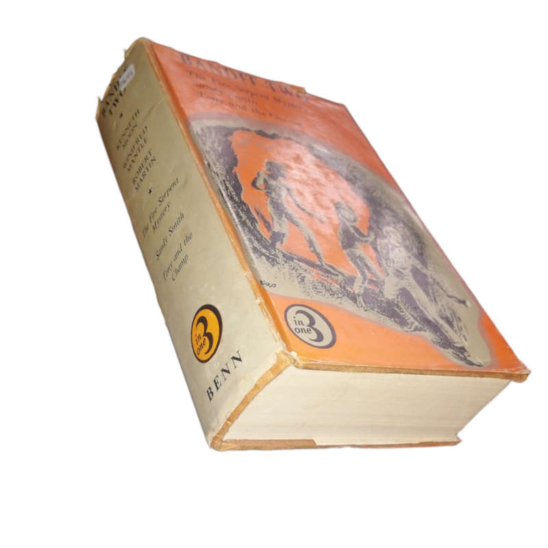 1963 Bandit Two 3-In-1 Book- The Fire Serpent Mystery, Sandy Smith And Tony And The Champ Hardcover