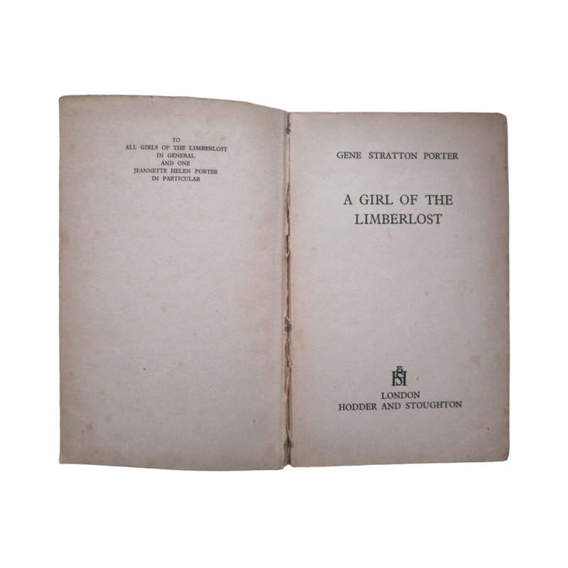 1950 A Girl Of The Limberlost by Gene Stratton Porter Hardcover w/o Dustjacket
