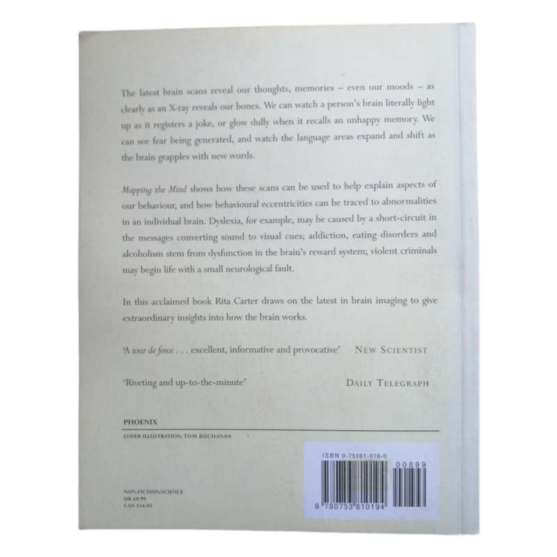 Mapping The Mind by Rita Carter 1998 Softcover