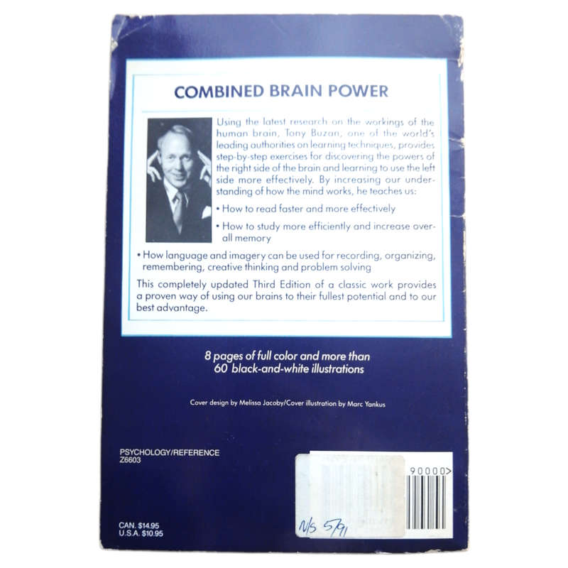 Use Both Sides Of Your Brain by Tony Buzan 1991 Softcover