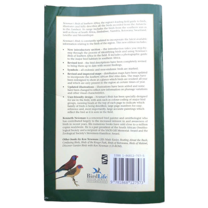 Newman`s Birds Of Southern Africa by Kenneth Newman 1983 Softcover