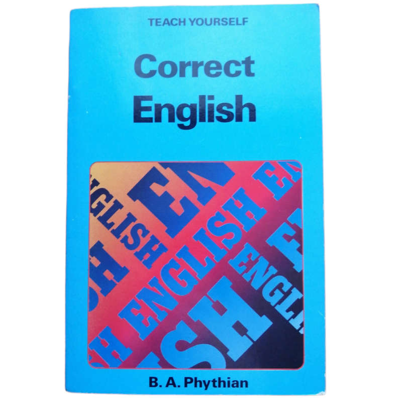 Teach Yourself Correct English by B. A. Phythian 1991 Softcover