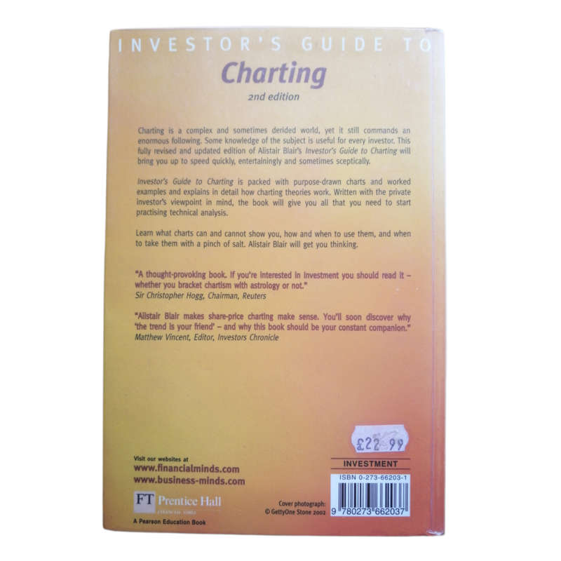 Investor`s Guide TO Charting by Alistair Blair 2003 Softcover