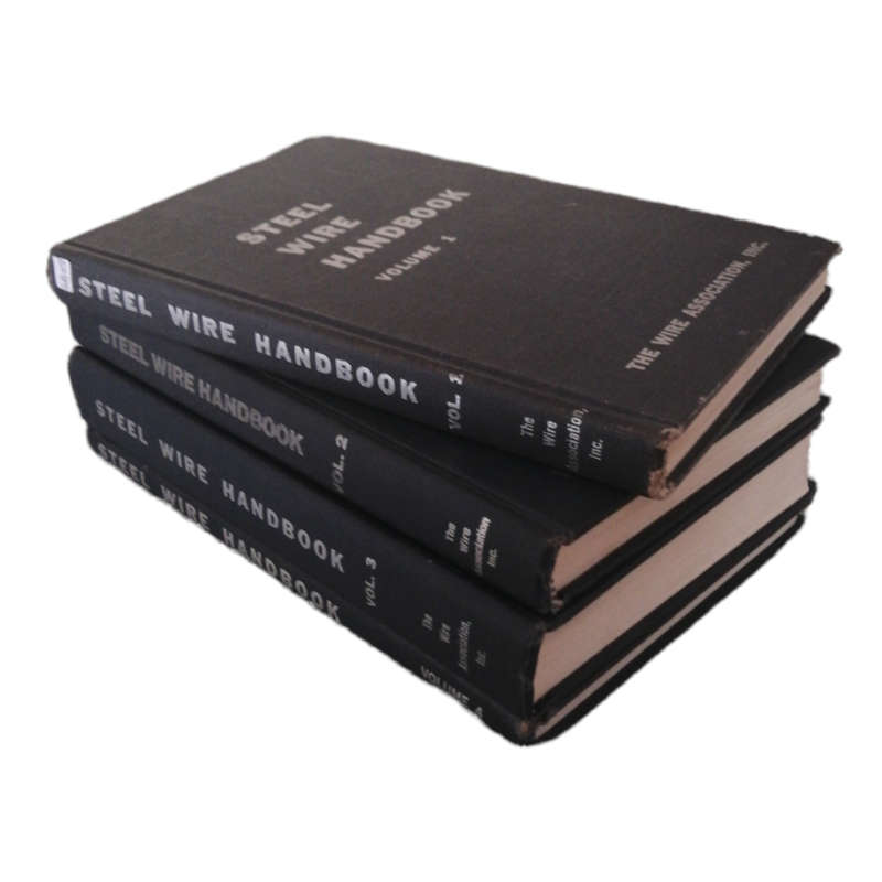 Steel Wire Handbook Volume 1-4 by Allan B. Dove 1982 Hardcover w/o Dustjacket