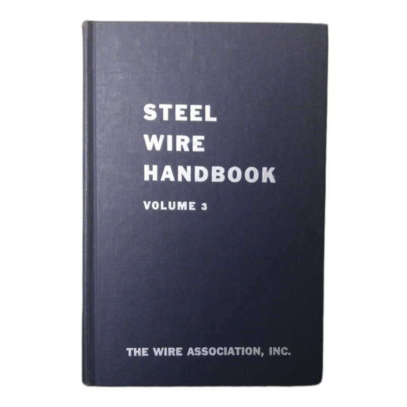 Steel Wire Handbook Volume 1-4 by Allan B. Dove 1982 Hardcover w/o Dustjacket