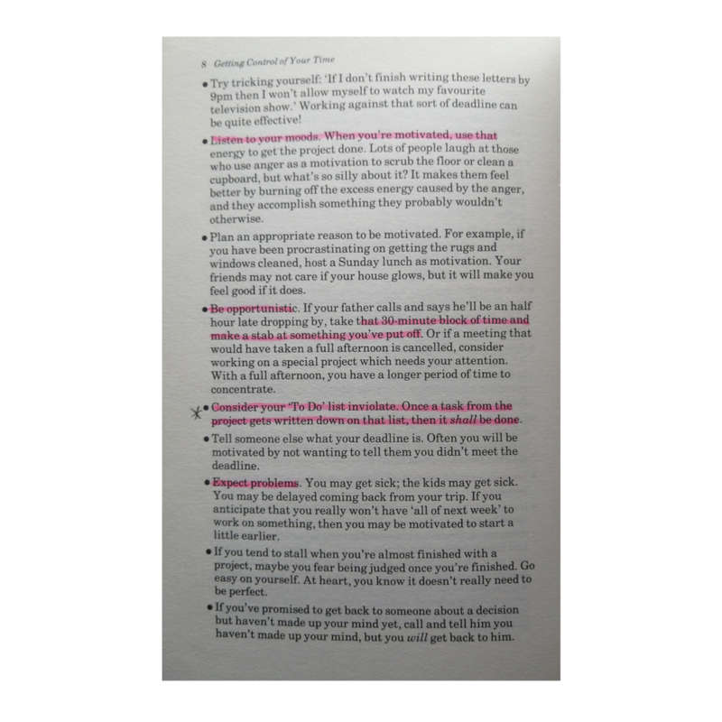 Organise Yourself by Ronni Eisenberg 1986 Softcover