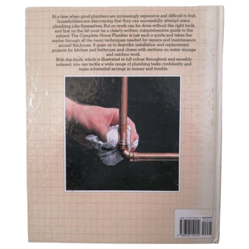 The Complete Home Plumber- Techniques, Projects And Materials by Mike Lawrence 1990 Hardcover w/o Du
