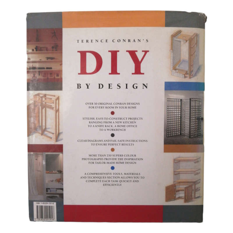 Terence Conran`s DIY by Design by Terence Conran 1989 Hardcover w/Dustjacket