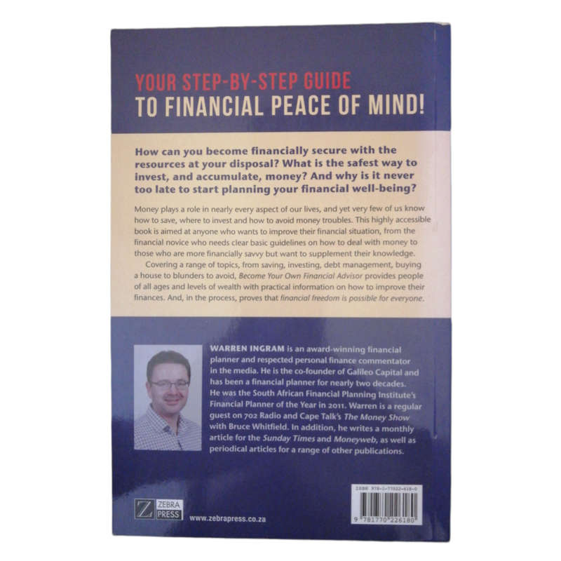 Become Your Own Financial Advisor by Warren Ingram 2013 Softcover