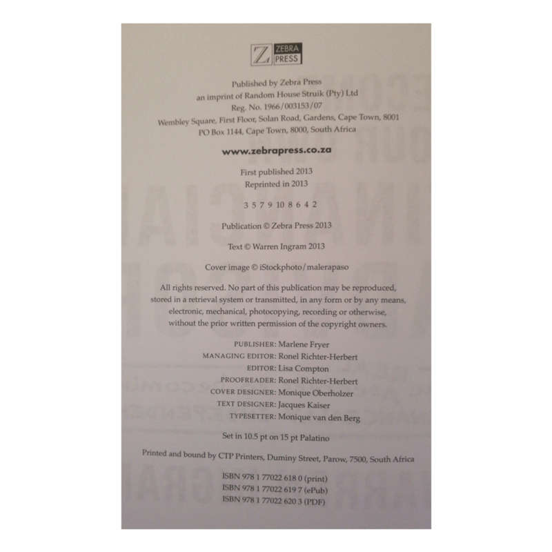 Become Your Own Financial Advisor by Warren Ingram 2013 Softcover