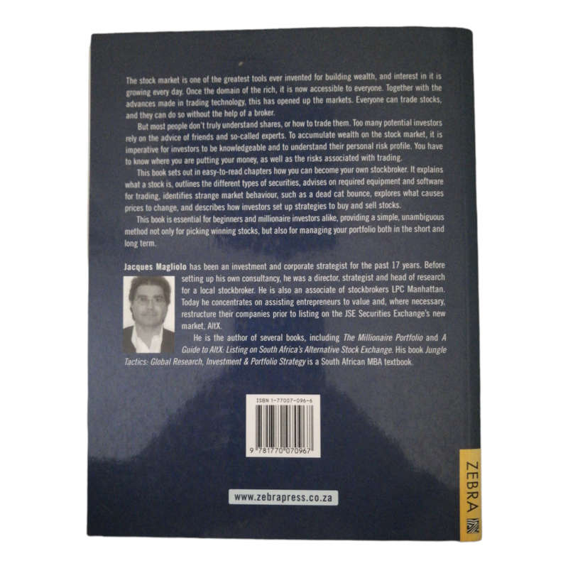 Become Your Own Stockbroker by Jacques Magliolo 2005 Softcover
