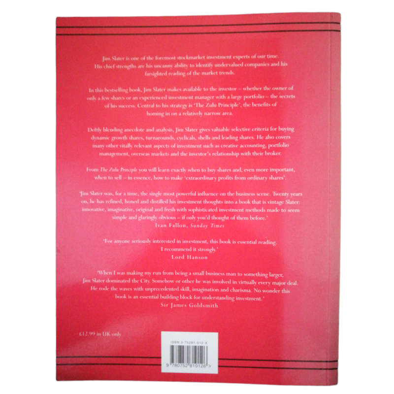 The Zulu Principle by Jim Slater 1997 Softcover