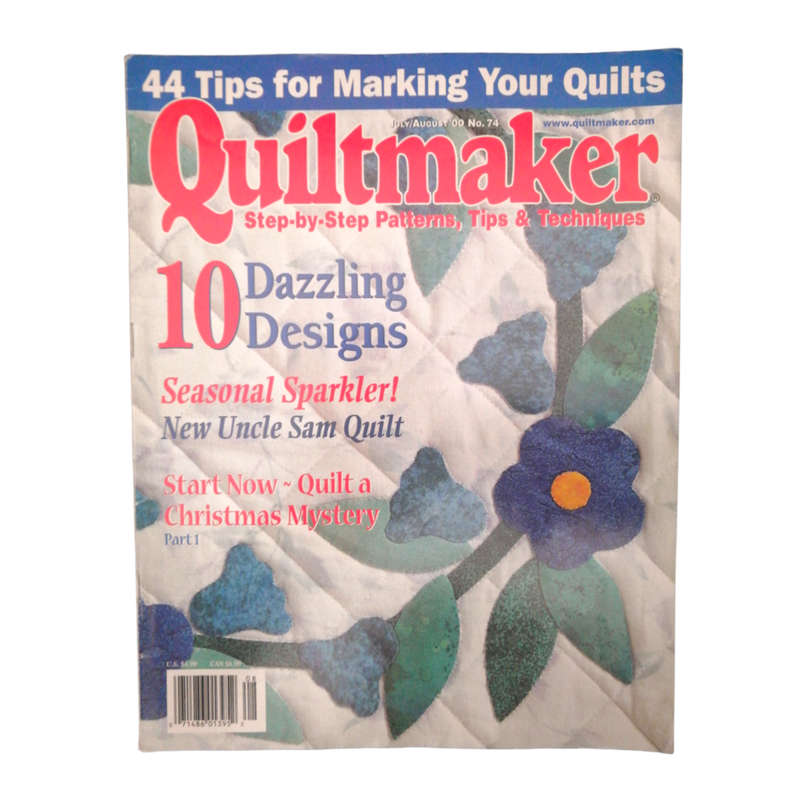 Quiltmaker 10 Magazine Batch - No. 72, 74, 78, 80, 83, 87, 89, 90, 91, 92 Softcover