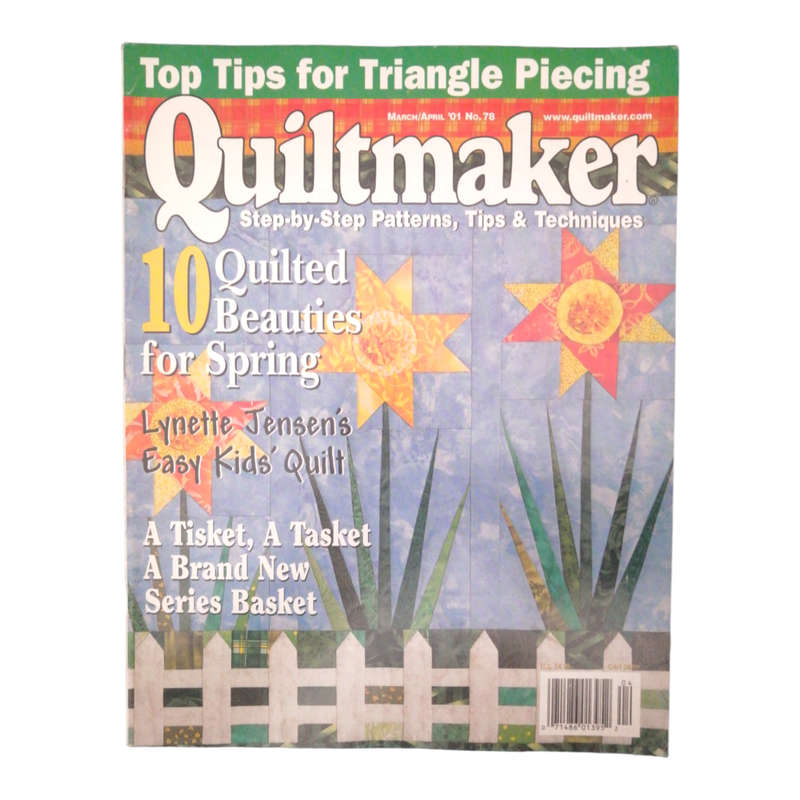 Quiltmaker 10 Magazine Batch - No. 72, 74, 78, 80, 83, 87, 89, 90, 91, 92 Softcover