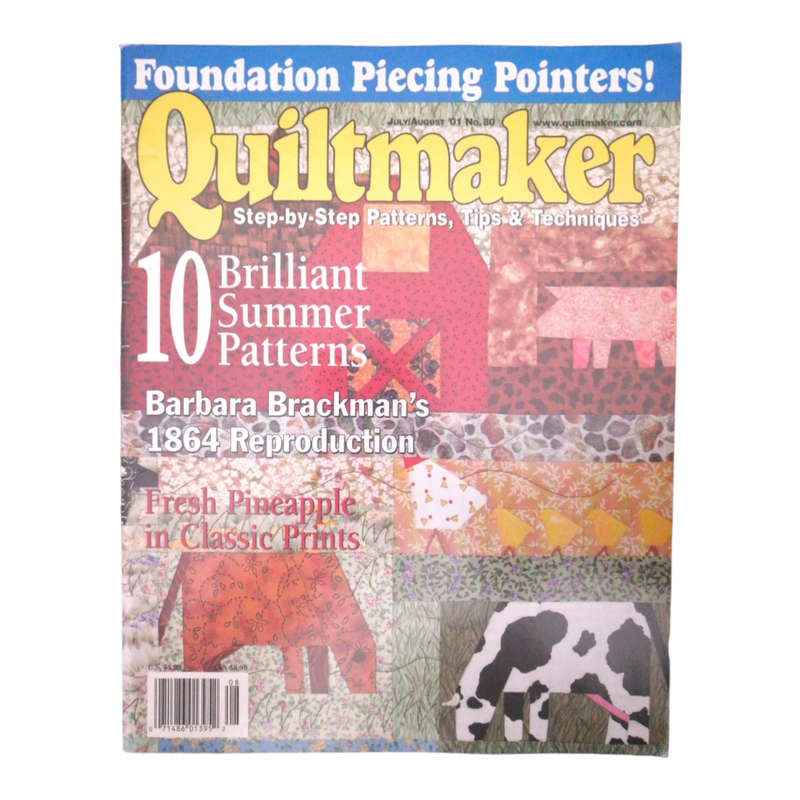Quiltmaker 10 Magazine Batch - No. 72, 74, 78, 80, 83, 87, 89, 90, 91, 92 Softcover