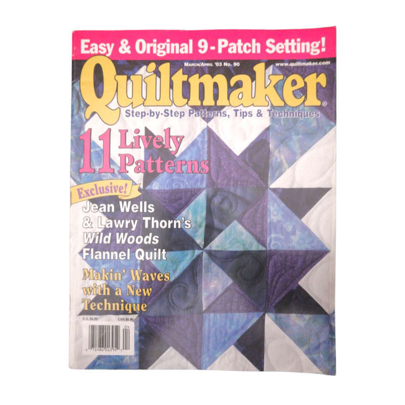Quiltmaker 10 Magazine Batch - No. 72, 74, 78, 80, 83, 87, 89, 90, 91, 92 Softcover