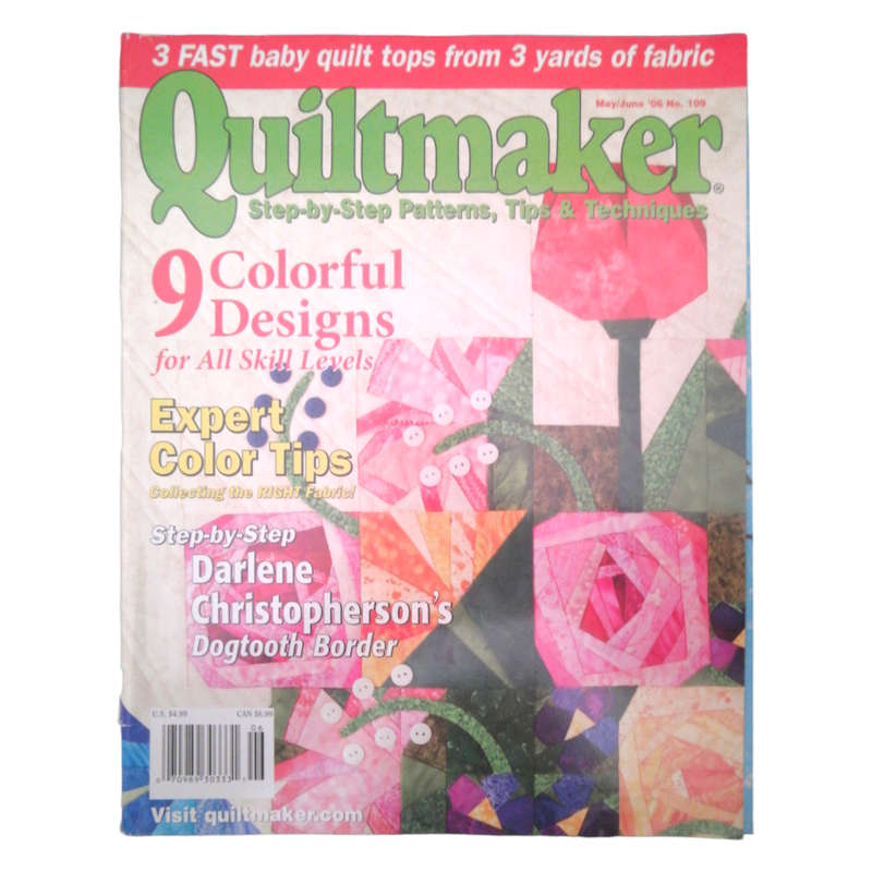Quiltmaker 10 Magazine Batch - No. 96, 97, 98, 100, 102, 103, 104, 106, 107, 109 Softcover