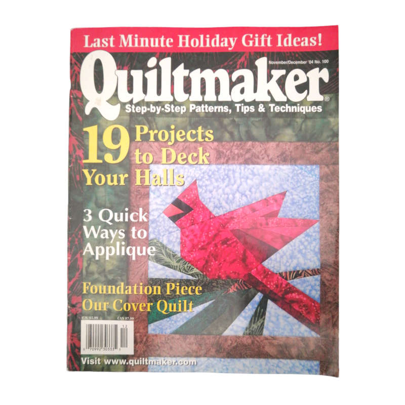 Quiltmaker 10 Magazine Batch - No. 96, 97, 98, 100, 102, 103, 104, 106, 107, 109 Softcover