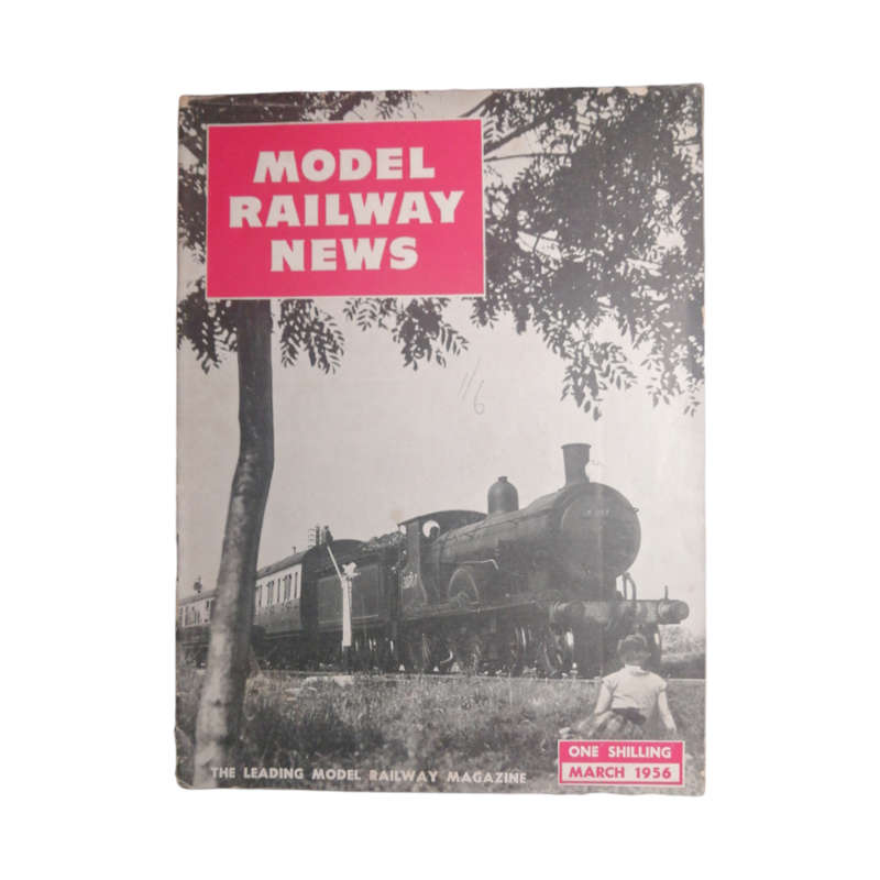 1956 Model Railway News Magazine March 1956 Softcover