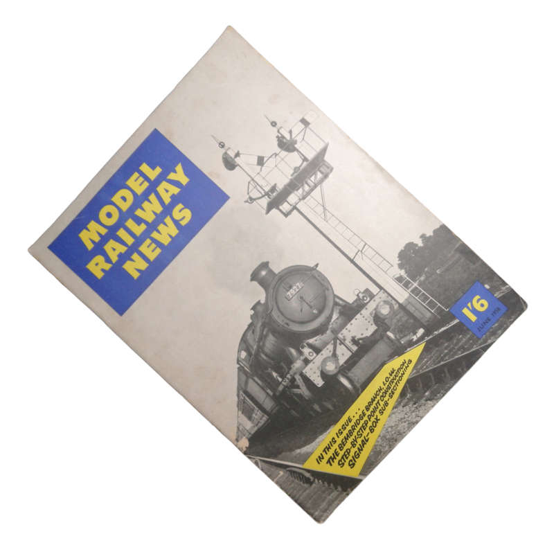1956 Model Railway News Magazine June 1956 Softcover