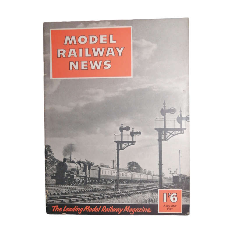 1957 Model Railway News Magazine August 1957 Softcover