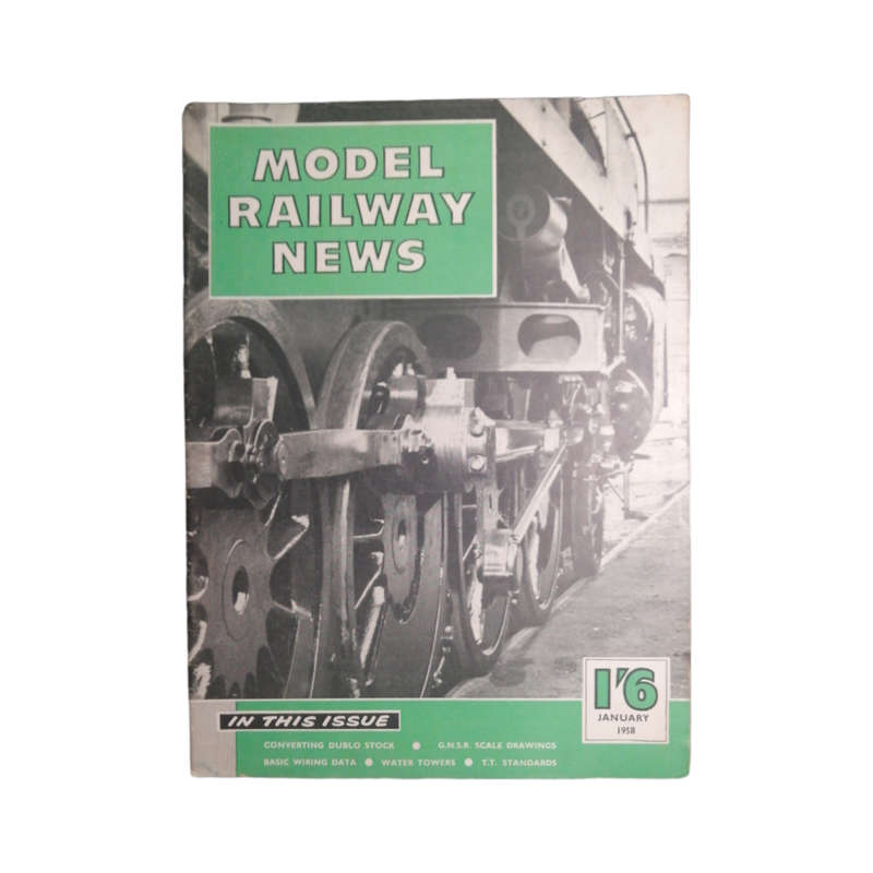 1958 Model Railway News Magazine January 1958 Softcover