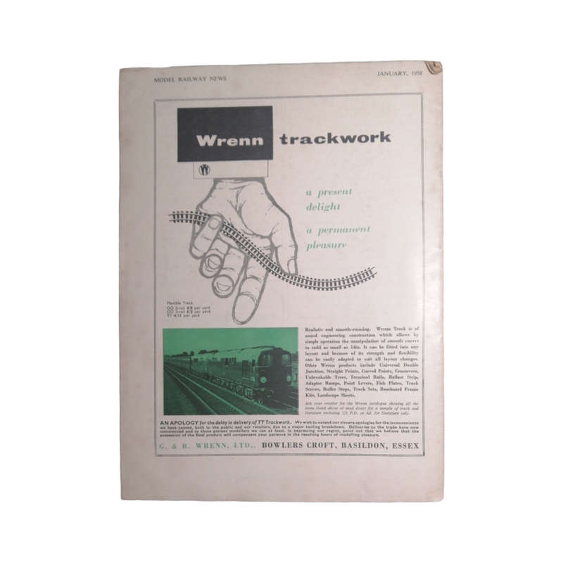 1958 Model Railway News Magazine January 1958 Softcover