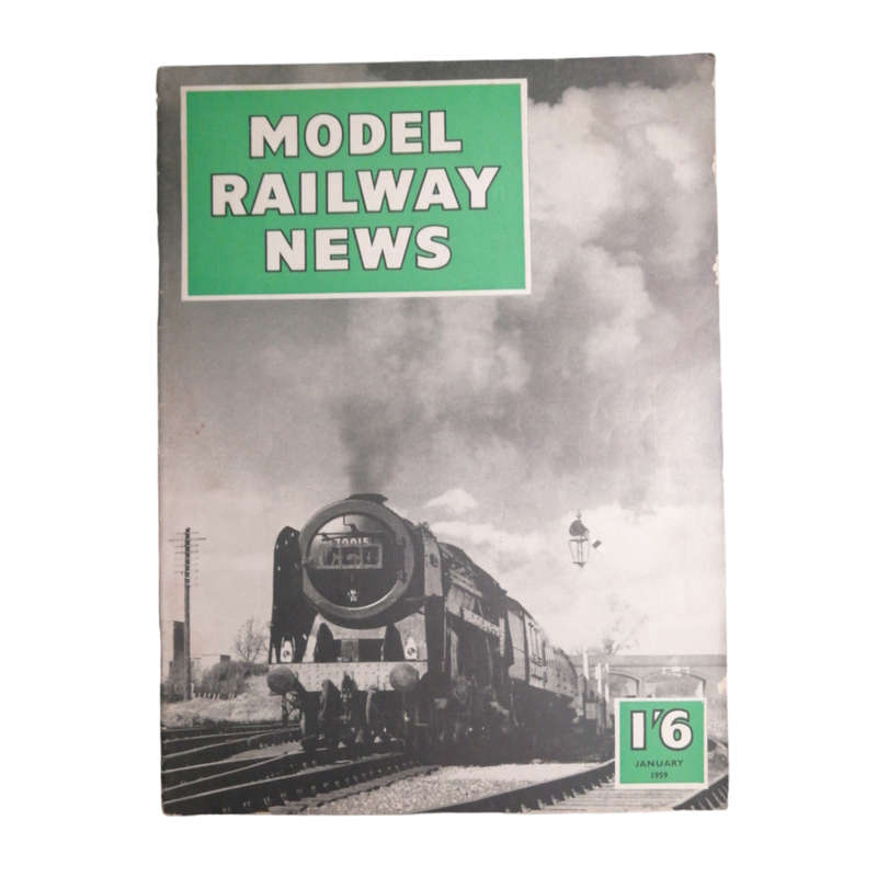 1959 Model Railway News Magazine January 1959 Softcover
