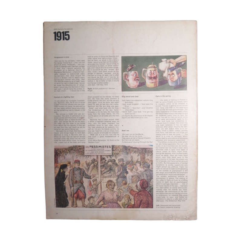 1968 History Of The 20th Century Magazine No.20 - The Battle Of Jutland Softcover