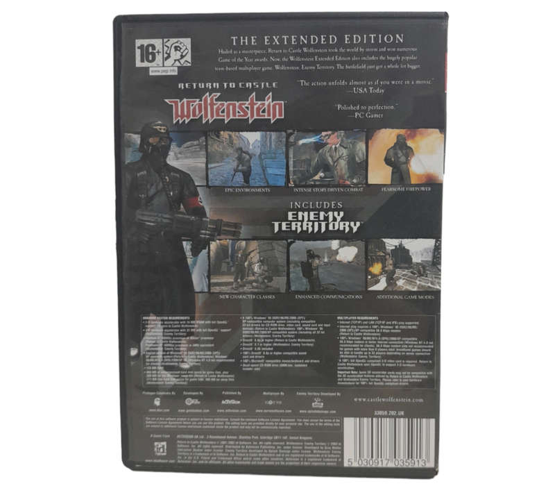 Wolfenstein - Return To Castle The Extended Edition PC (CD)