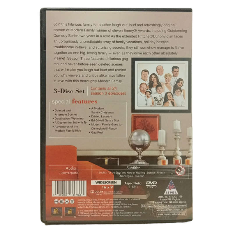 Modern Family - The Complete Third Season DVD