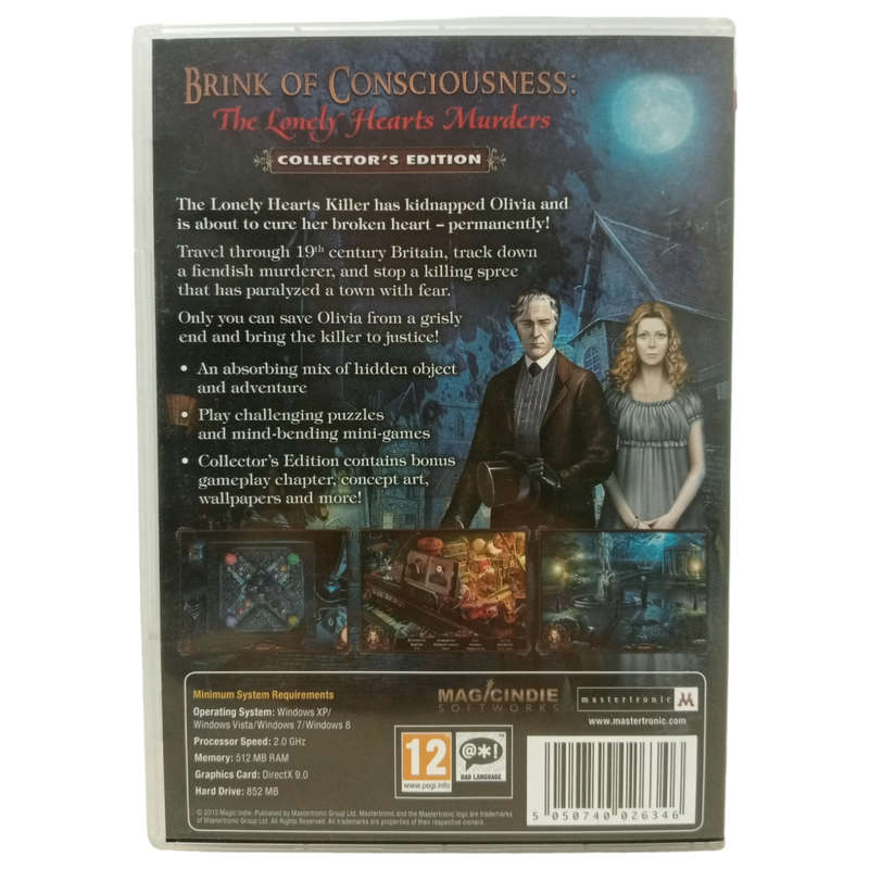 Blink Of Consciousness - The Lonely Hearts Adventure PC (DVD)