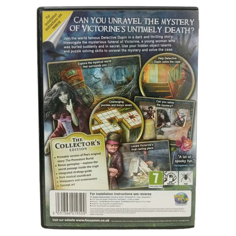 The Premature Burial PC (CD)