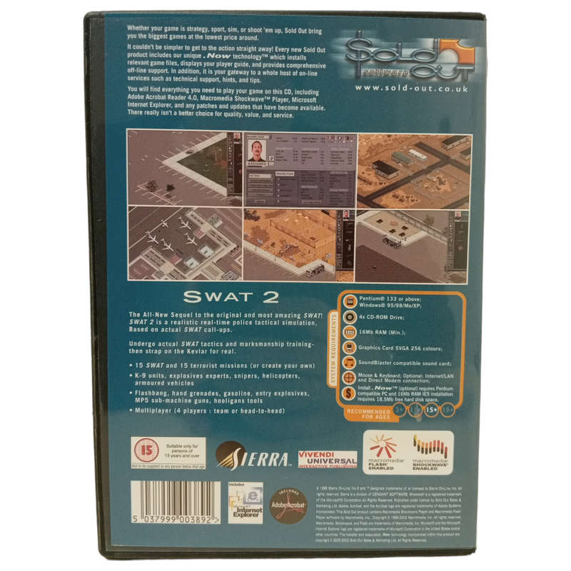 Police Quest - Swat 2 PC (CD)