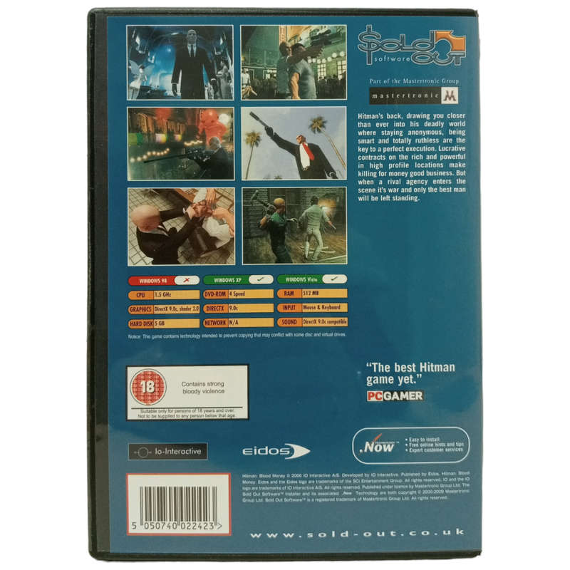 Hitman: Blood Money PC (DVD)