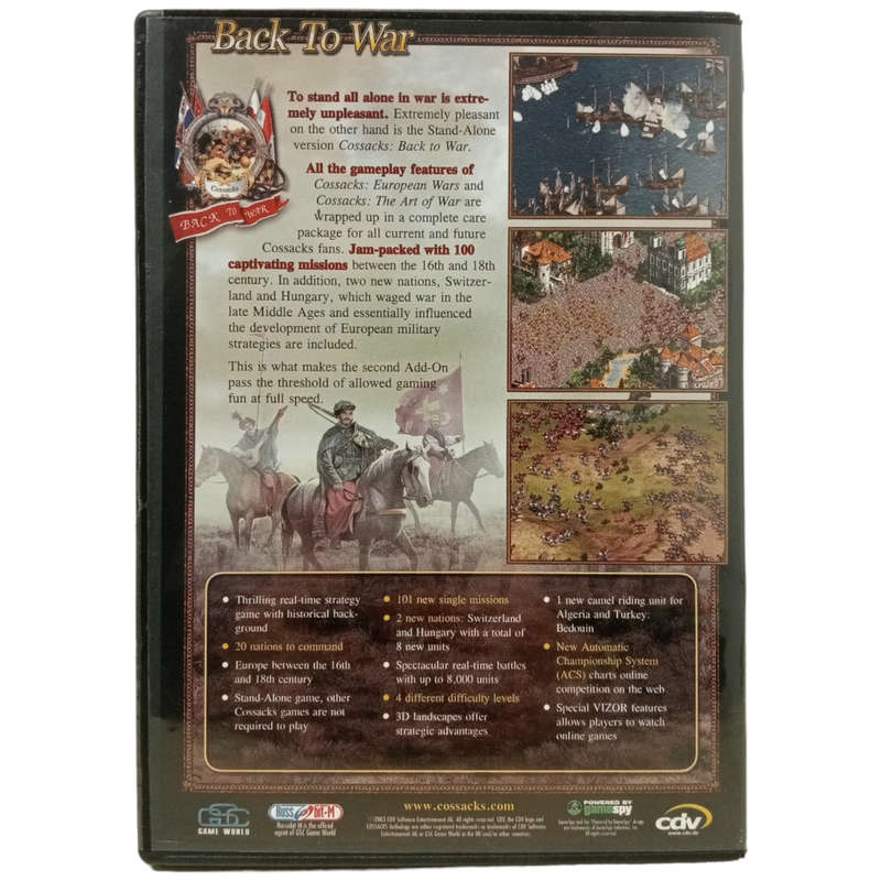 Back To War PC