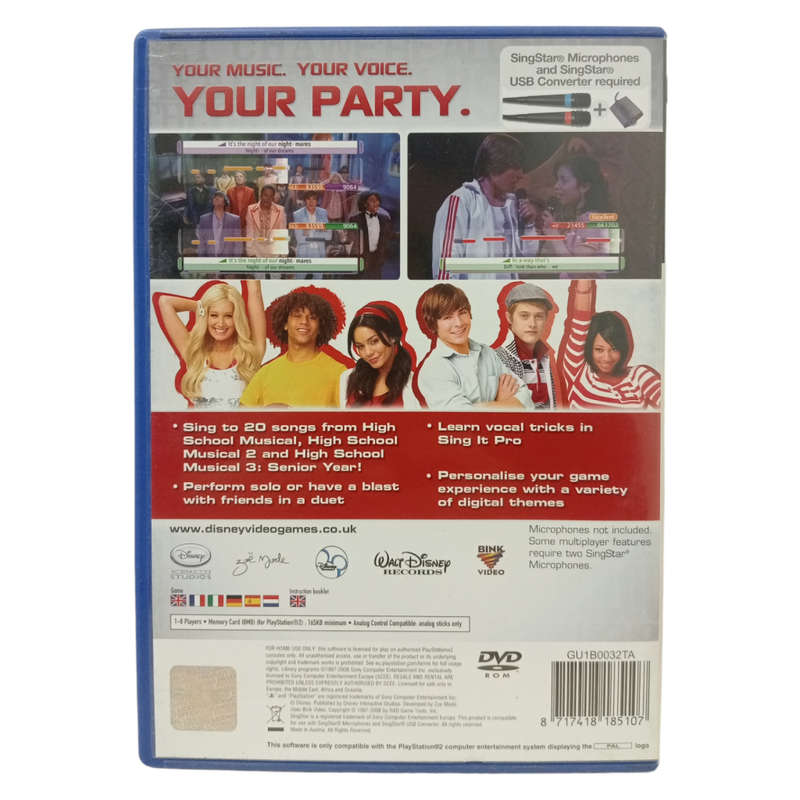 Sing It - High School Musical 3 Senior Year Play Station 2
