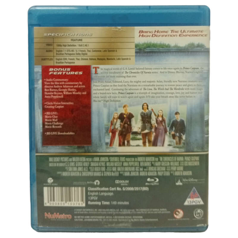 Narnia - Prince Caspian Blu-Ray