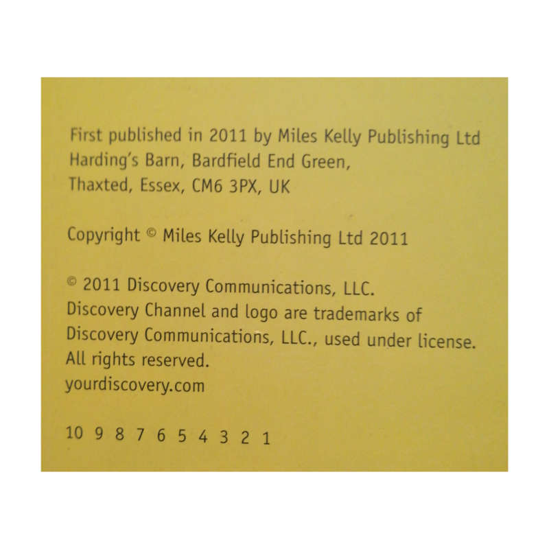 2011 Discover The Extreme World Hardcover w/o Dustjacket