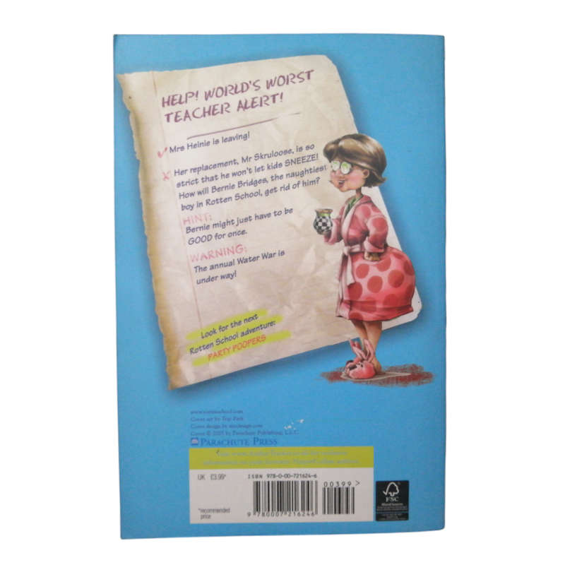 Rotten School Books 2-4 and 8 Set by R. L. Stine Softcover